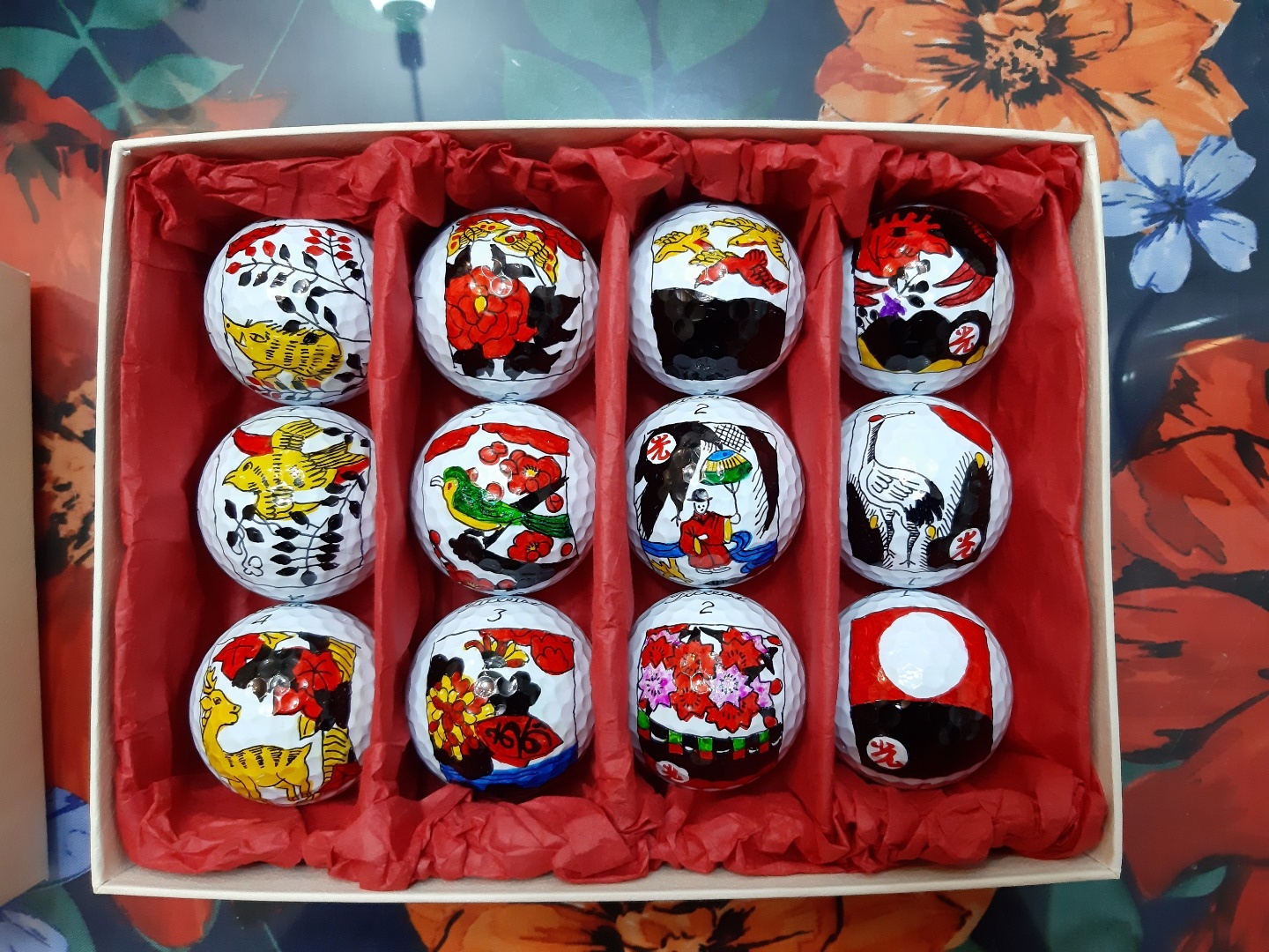 [12구] 화투그림 골프공아트 : 골프공아트속으로