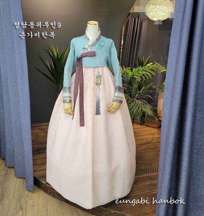 [한복대여 은가비한복]청담동귀부인9 결혼식 여성 혼주 하객한복 : 은가비한복