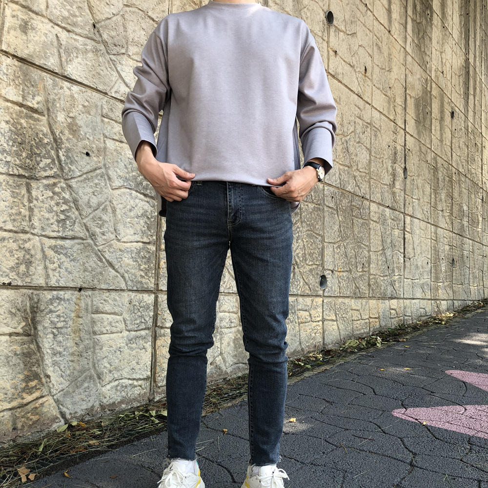 10수 긴팔티 쭉티 무지 오버핏 : 놈181