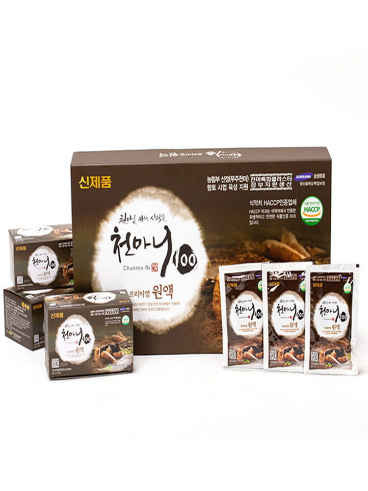 신제품 프리미엄 천마100% 원액 30포 무주 덕유산 생천마 즙 진액 엑기스 차 유기농 기운 기력 활력 효능 항산화 스테비아 원활한부부관계 남성... 