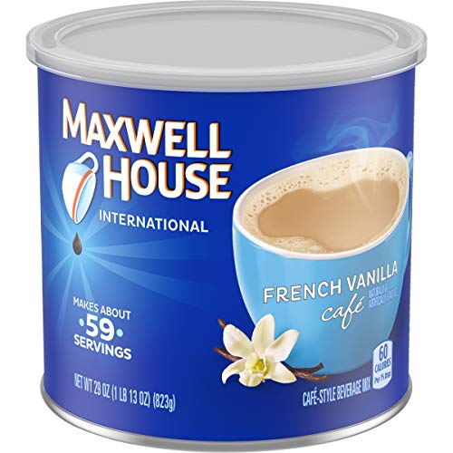 Maxwell House International Coffee French Vanilla Cafe, 29 Ounce Cans 맥스웰 하우스 인터내셔널 커피 프렌치 : 해외직구 글로마켓 B
