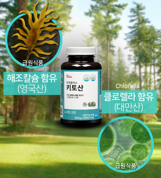 혈관청소 중금속배출 라파플러스 수용성키토산 300mg x 240정 30일분 : joymaker