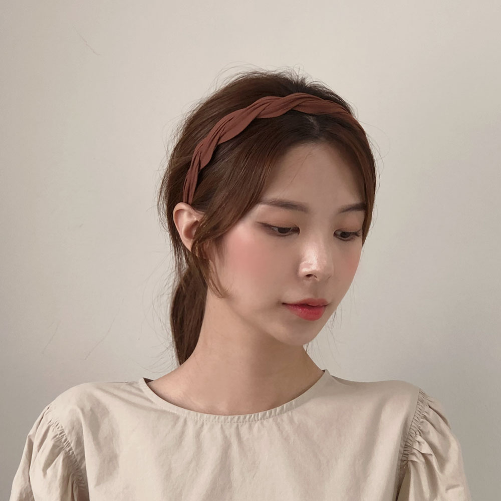[6colors] 제닛 웨이브 헤어밴드 : 더노블