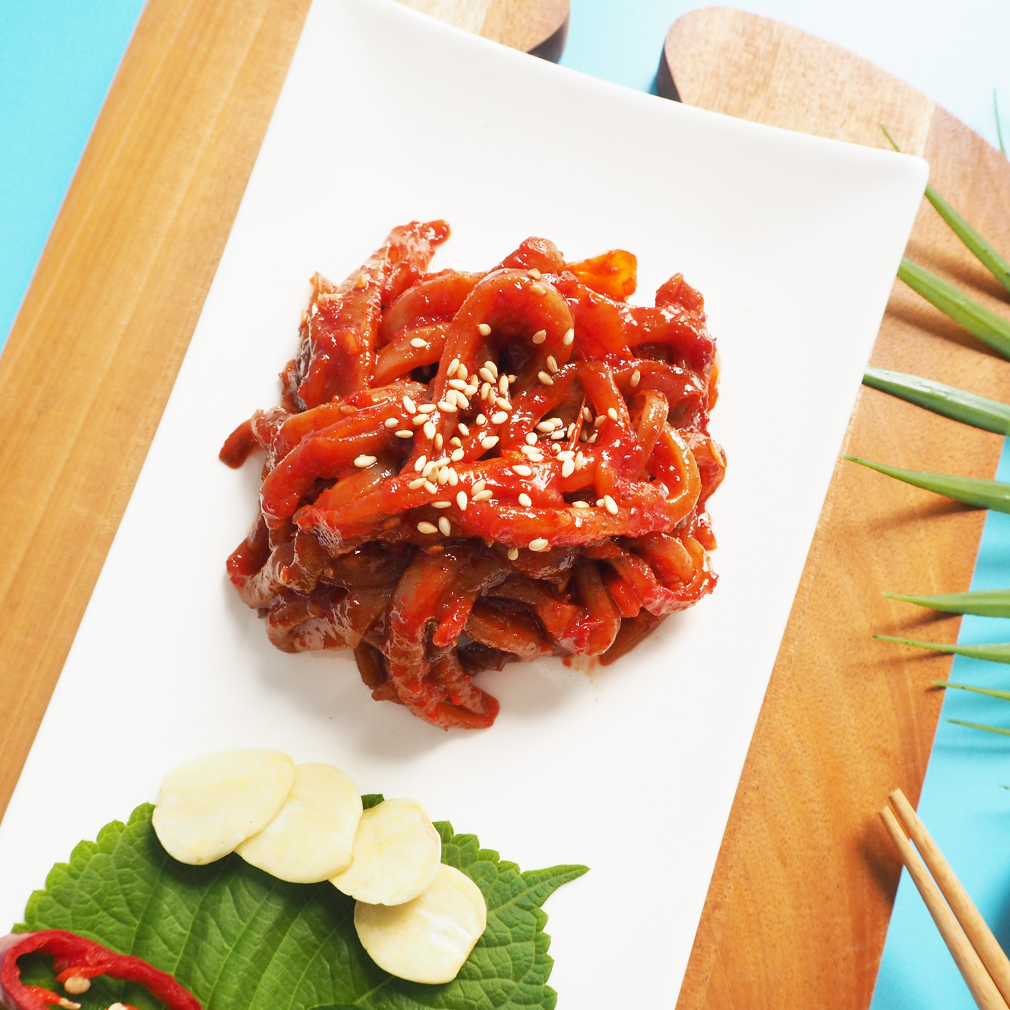 속초 전통 국산 오징어젓갈 1kg 저염 양념 국산 신선한 싱싱한 간편한 반찬 : 현대상회