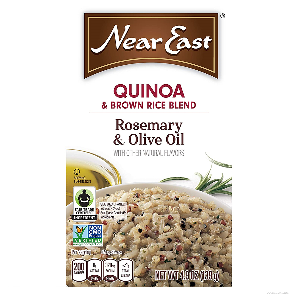 Quaker Near East Quinoa and Brown Rice Blend 퀘이커 니어이스트 퀴노아 & 브라운 라이스 블렌드 139g : 구디컴퍼니