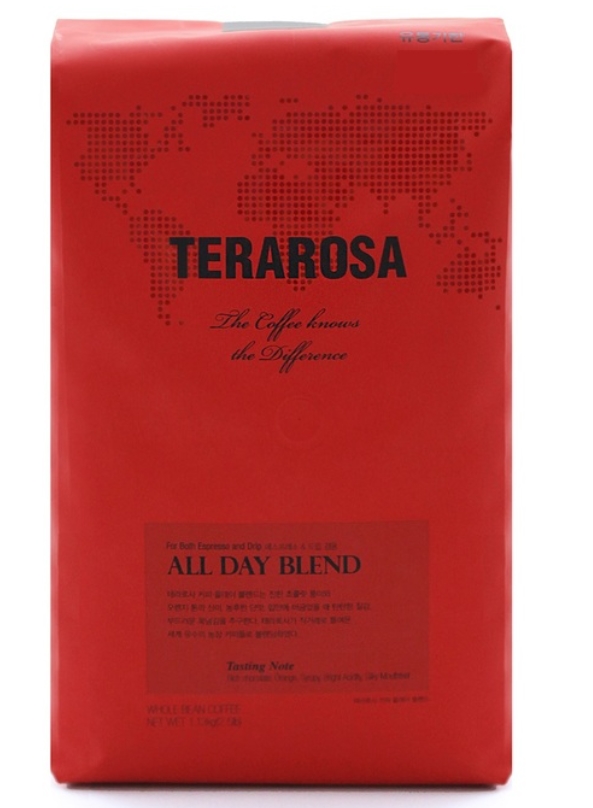 테라로사 올데이 블렌드 1.13kg x3개 홀빈 커피 원두 : 카터스마켓