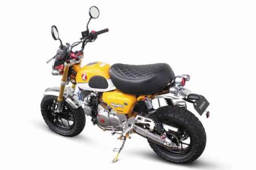 혼다(HONDA) 몽키125 전용 타케가와 다이아몬드 쿠션 시트 커버 : 위바이크