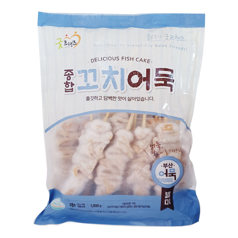 굿프랜즈 냉동 종합꼬치어묵 1000g /오뎅/떡볶이/꼬치 : 유진몰