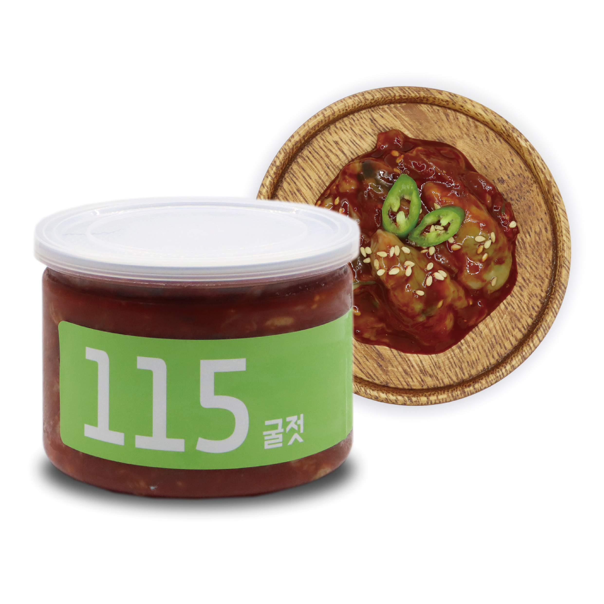 강경젓갈 국내산 100% 싱싱 굴젓 500g : 맛부림상회