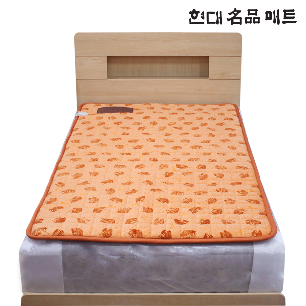 현대메디칼 현대명품 황토 극세사매트 전기매트 전기요 장판 싱글 더블 1인용 2인용 : 와이쇼핑