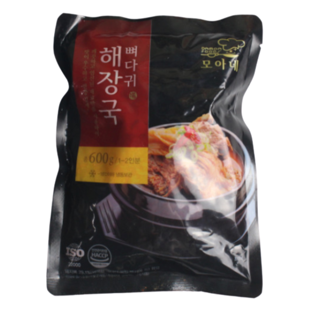 다모아식품 모아네 뼈다귀 해장국 (600g) 뼈해장국 뼈다귀탕 자취 한끼 : 한탕푸드