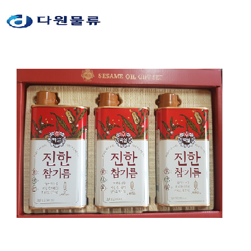 CJ 진한참기름H호 선물세트 : 다원물류