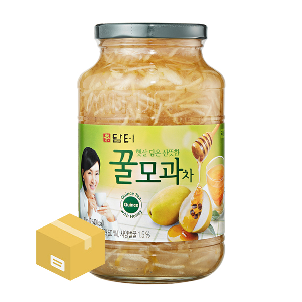 담터 꿀모과차 1kg X 8개(1BOX) 액상차 꿀차 안전포장 : 더커피 주식회사