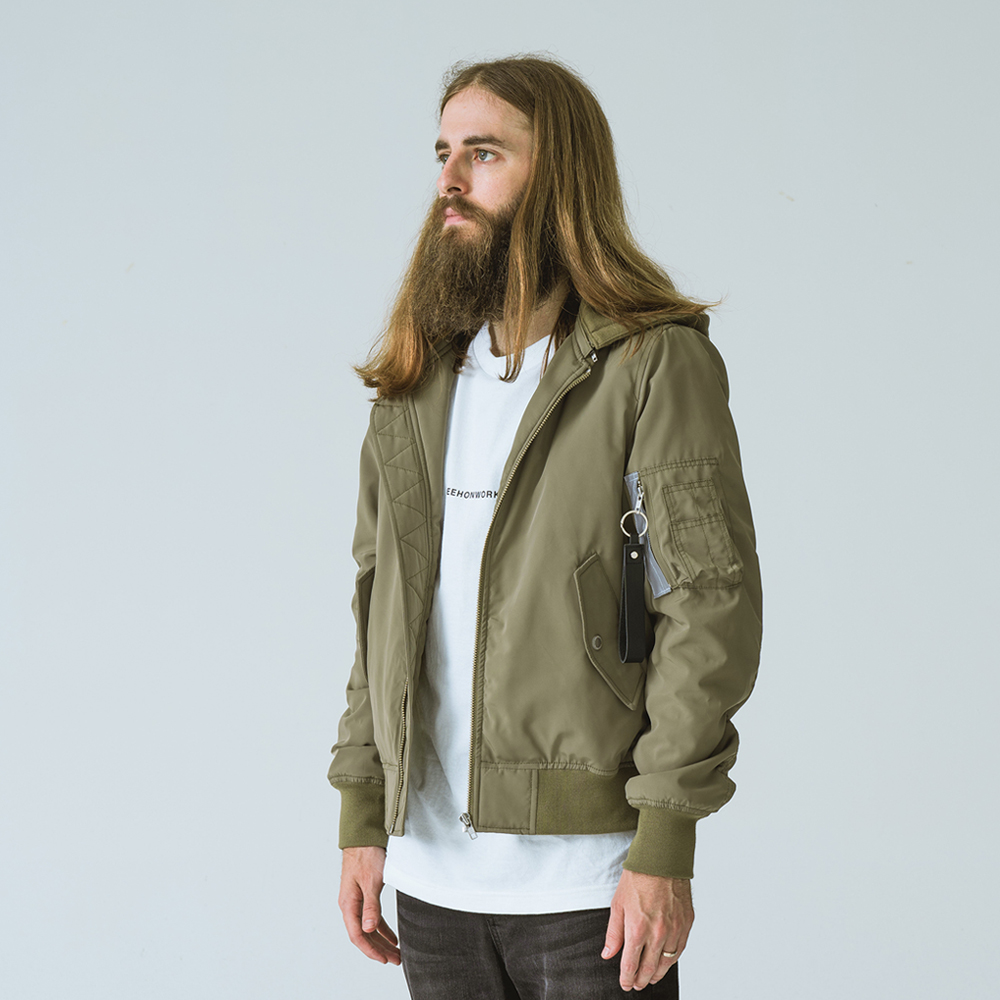 DEEHON ROBIN(Quilted Kevlar MA-1 Jacket)ArmyGreen : 디한웍스