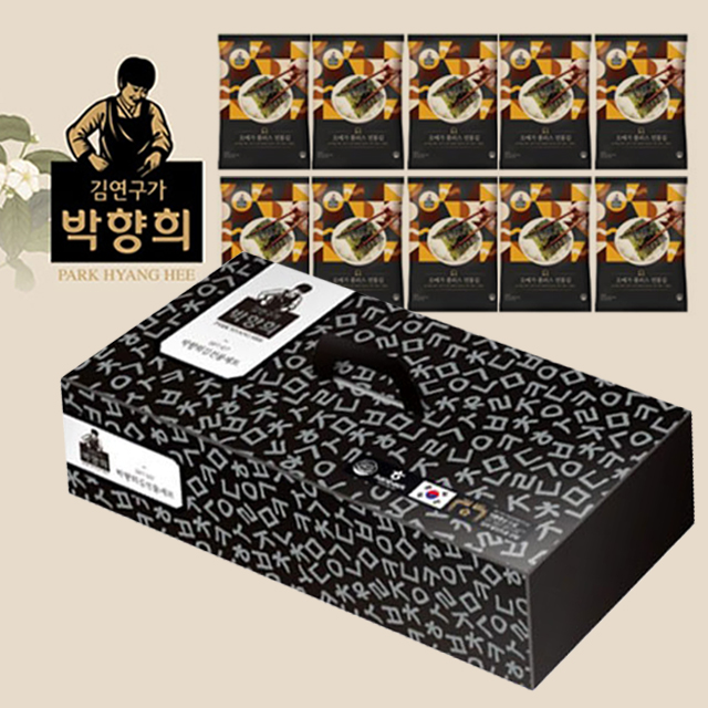 박향희 김 프리미엄 추석선물세트6호(전장김 / 10봉) : songfoxshop