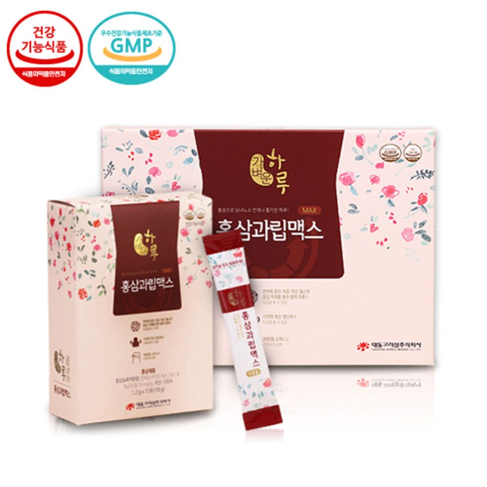 홍삼과립맥스 1.2gx30포/홍삼스틱 : 유신상회