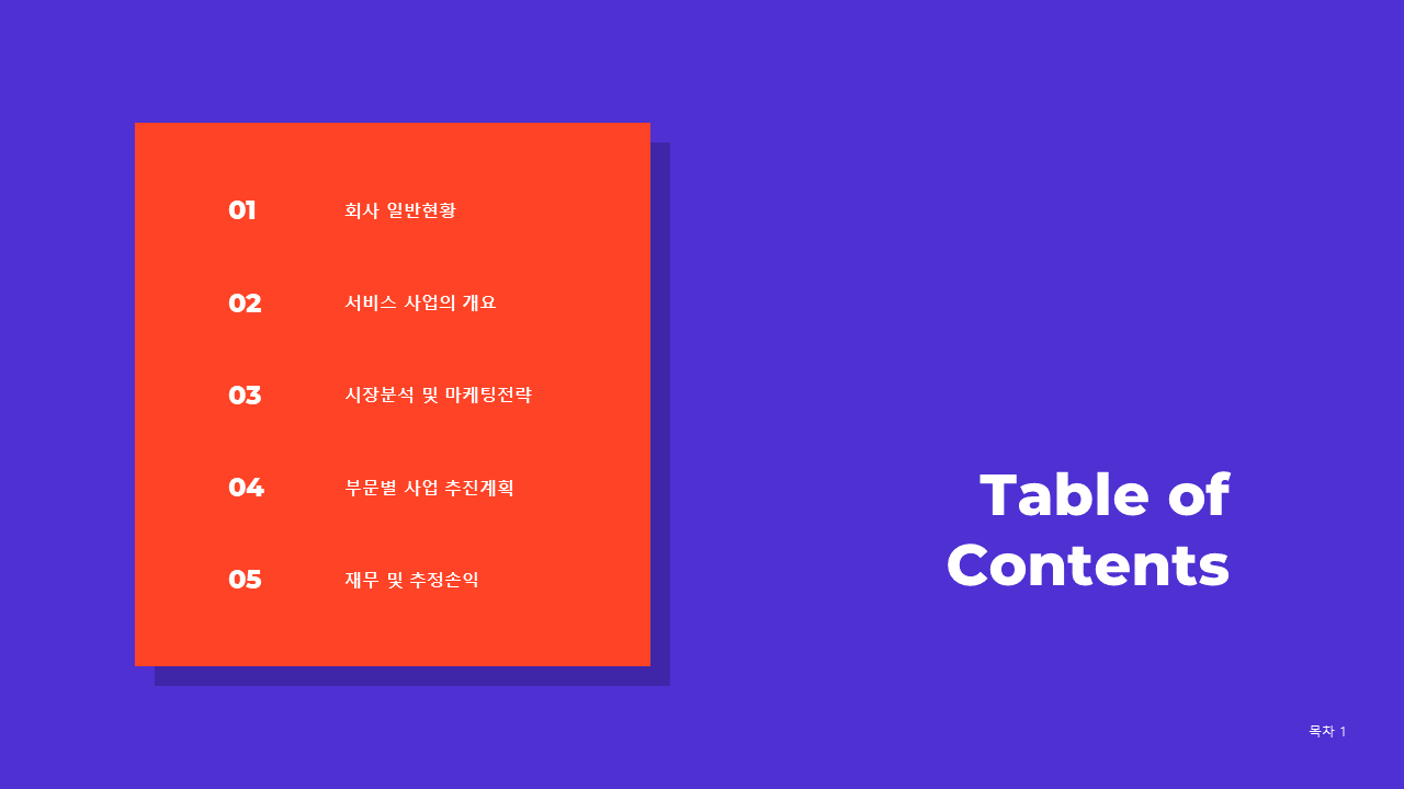 볼링장 창업 사업계획서 파워포인트 템플릿 : 엑셀공작소