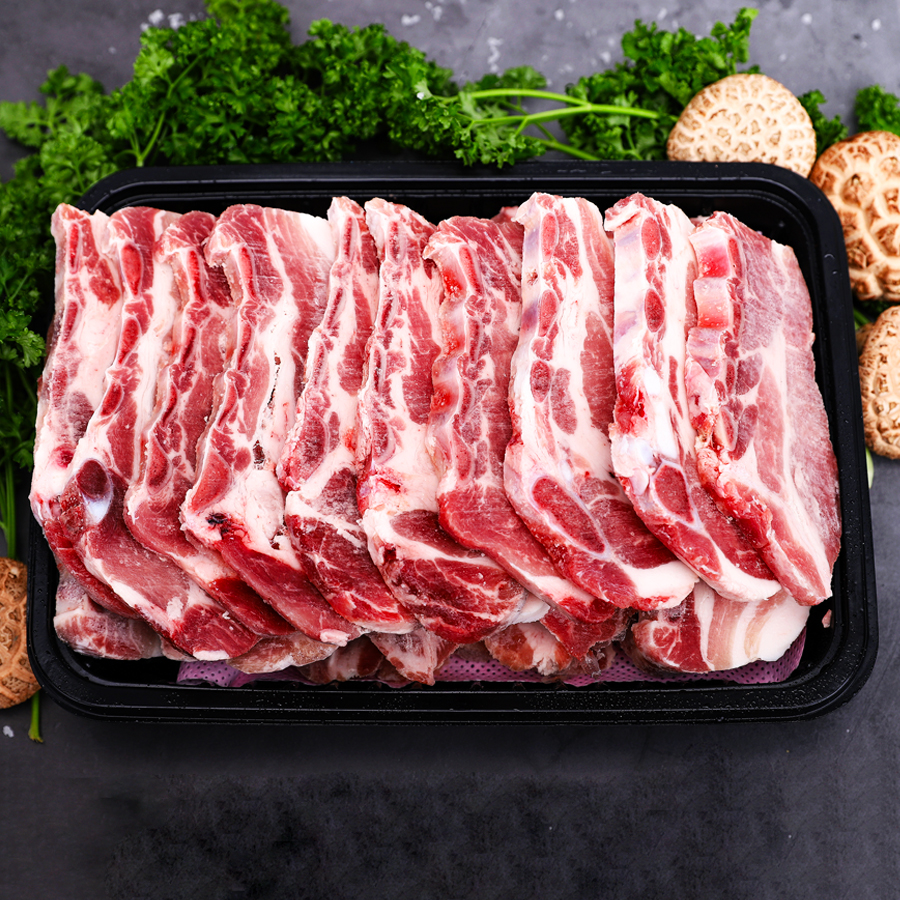 장흥토요시장 한돈 LA 갈비 3kg 1+등급 : 피엔씨푸드