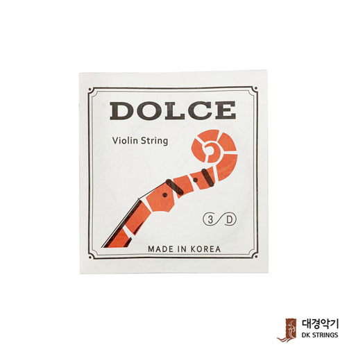 국산 돌체 바이올린 현 (세트) / 연습용 교육용 바이올린 현 : 대경악기