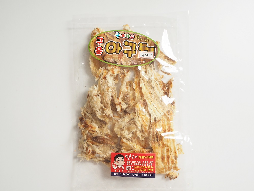 [현대상회] 구운 아귀채 500g 단짠단짠 달콤한 맥주 소주 안주 아이들 간식 : 현대상회