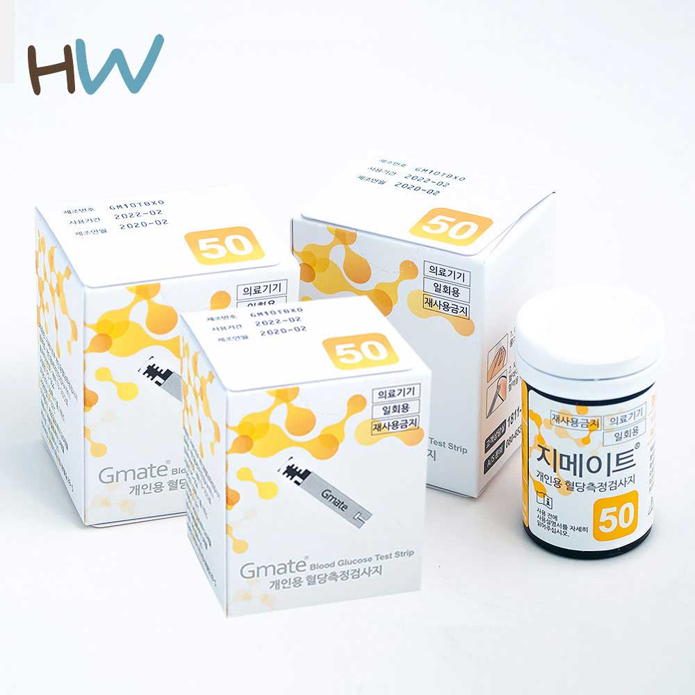 hw 지메이트 혈당시험지 3박스 150매 스마트 오리진 휠 혈당계 전용시험지  : 헬스웰컴퍼니