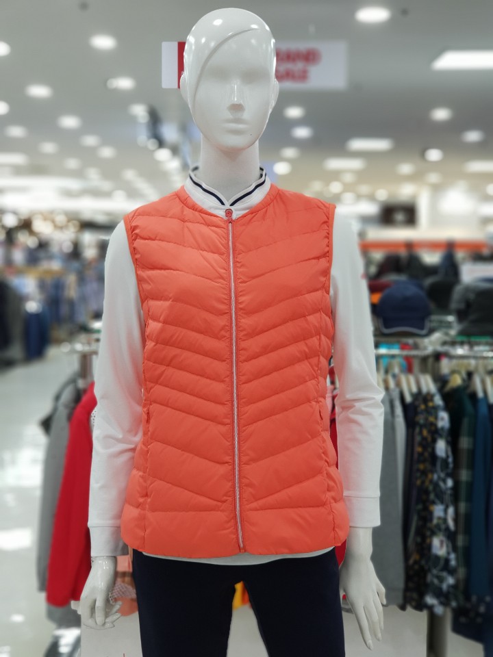 올포유 여성 캐주얼 F/W 구스다운 베스트 (오렌지) AWVEI-7330 : 세이브존 전주 올포유