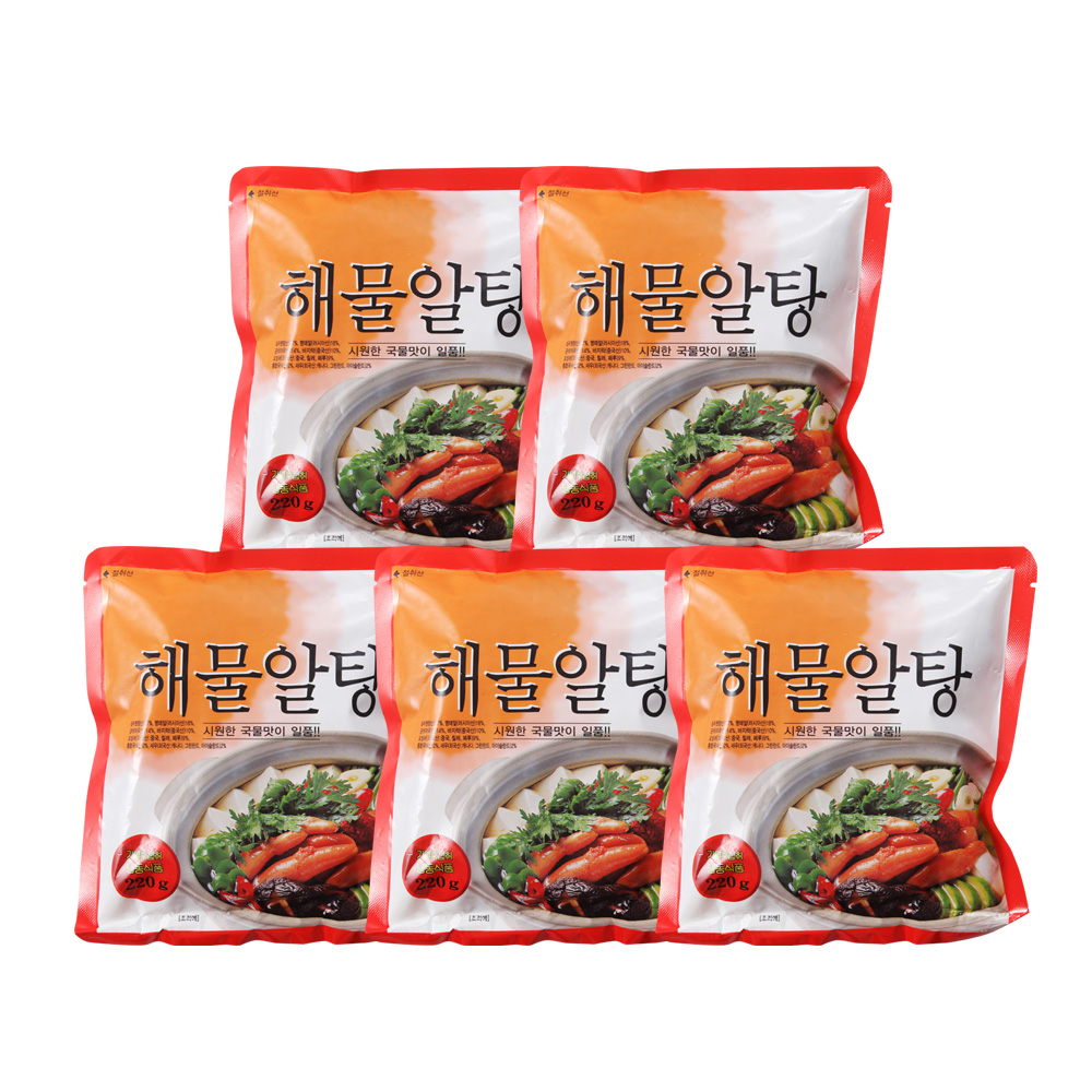 남양 해물 알탕 (220gX5팩) 해물탕 즉석국 간편요리 : 대종푸드 오웰스