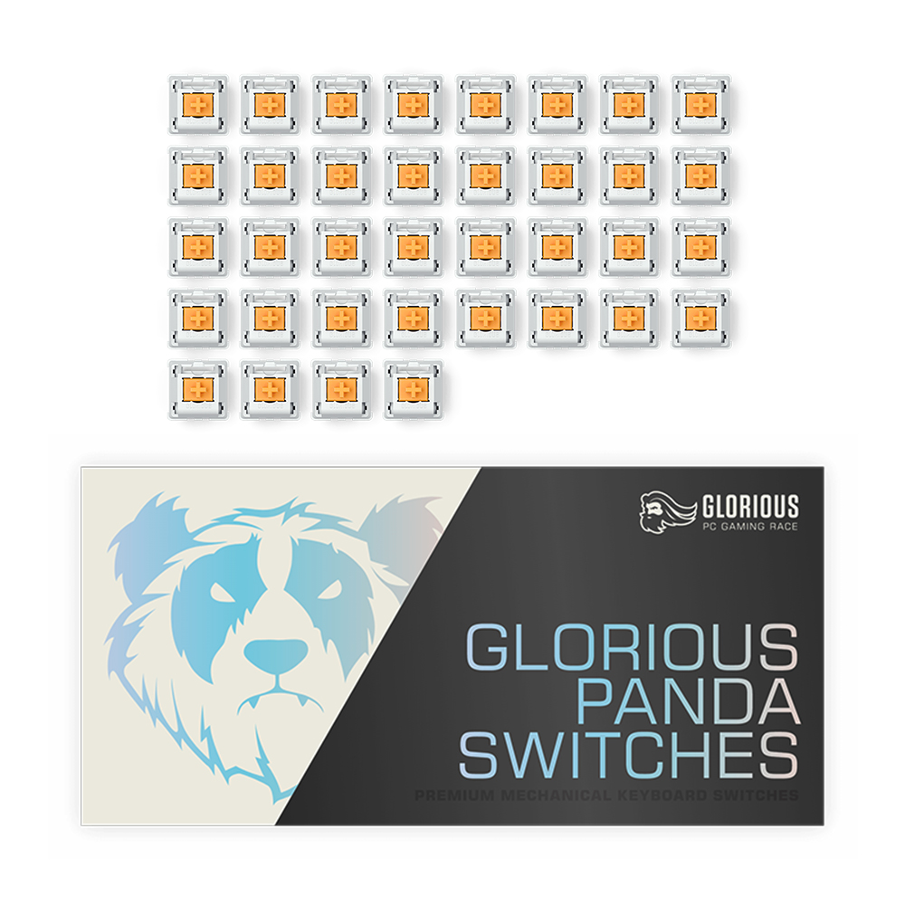 글로리어스 판다 스위치 넌클릭 PANDA Switch 36개 비윤활 : 와이피게이밍기어