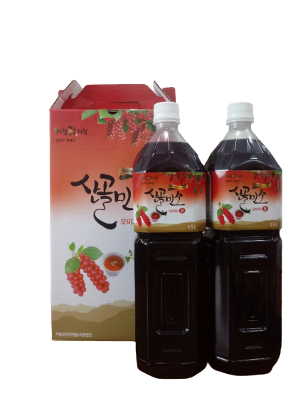 산골미소 오미자청 1500mL /2P 거창오미자영농조합 : 거창오미자영농조합법인