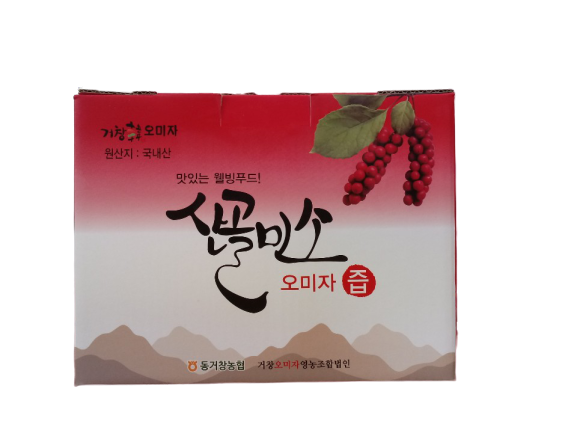 거창 산골미소 오미자즙 120mL /50봉 거창오미자영농조합 : 거창오미자영농조합법인