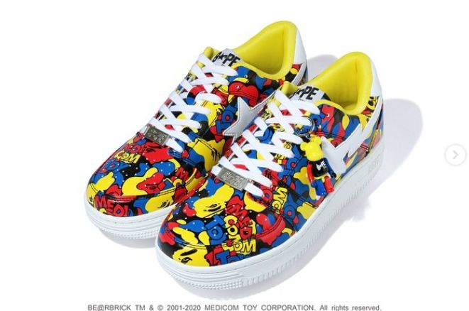 [베이프정품] 메디콤토이 카모 베이프 스타 MEDICOM TOY CAMO BAPE STA LOW : 재팬베이프스토어