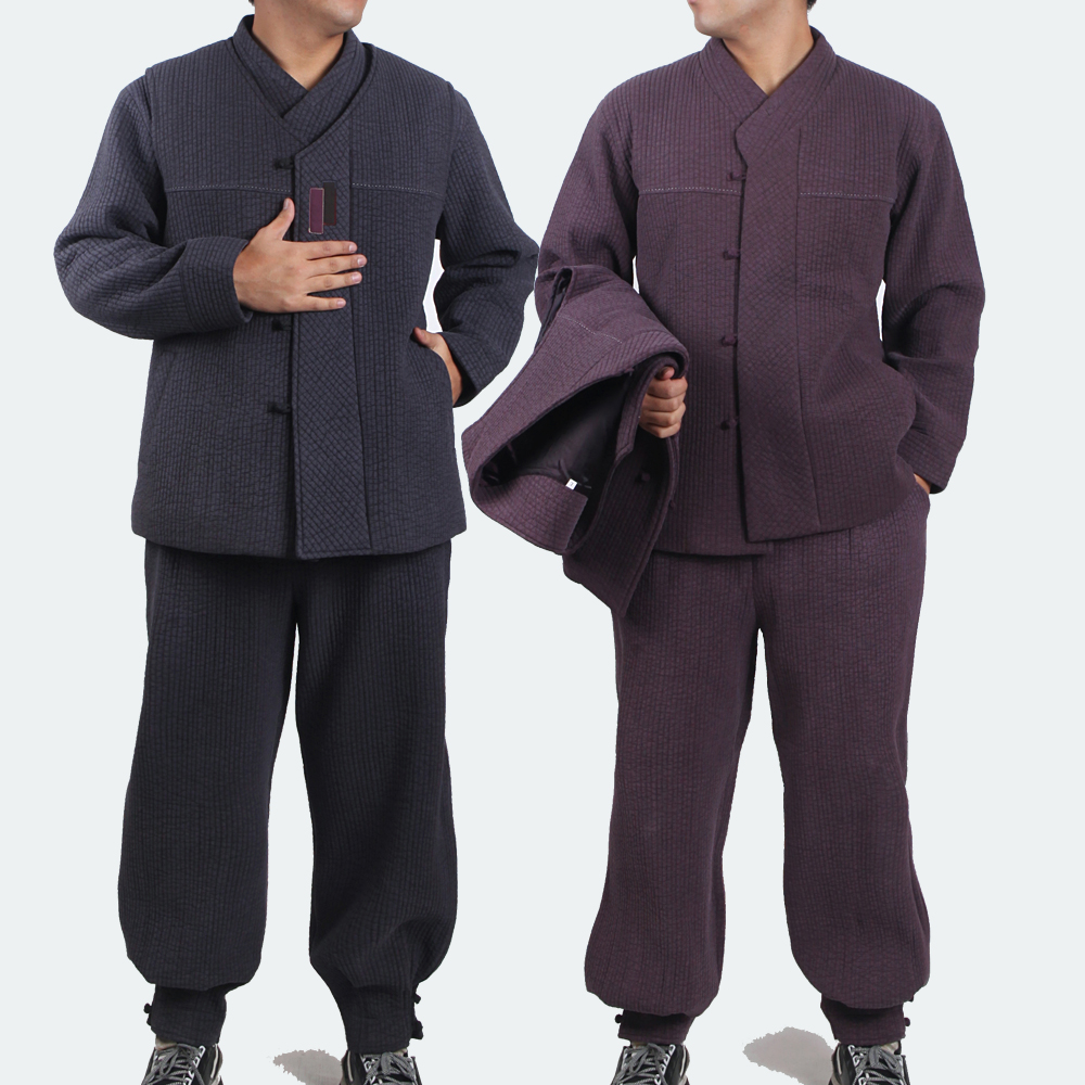 MM311 남성 남자 누빔 저고리 조끼 바지 세트 생활한복 개량한복 법복 절복 : 매듭우리옷