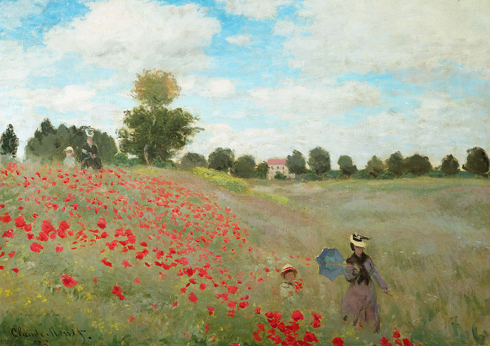 모네그림 인테리어 명화 그림 액자 The Poppy Field : 글그림가게