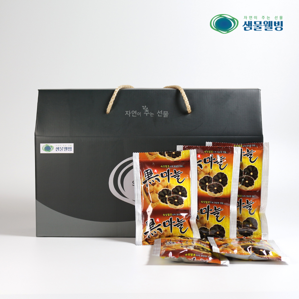 샘물웰빙 흑마늘즙 진액 100ml x 30개입 : 샘물웰빙건강식품