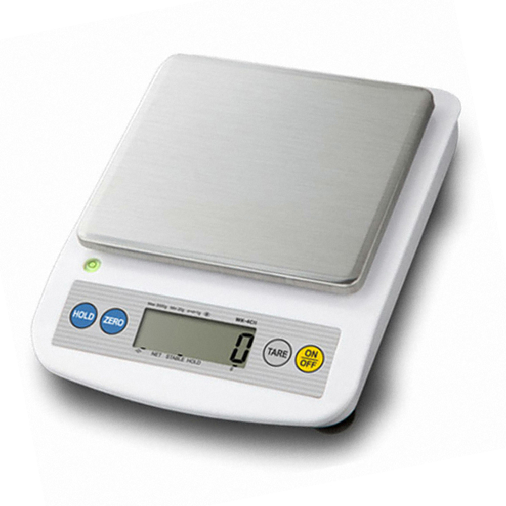카스 전자저울 WK-4CⅡ 스텐레스짐판 5kg(1g) : 너사고나팔고