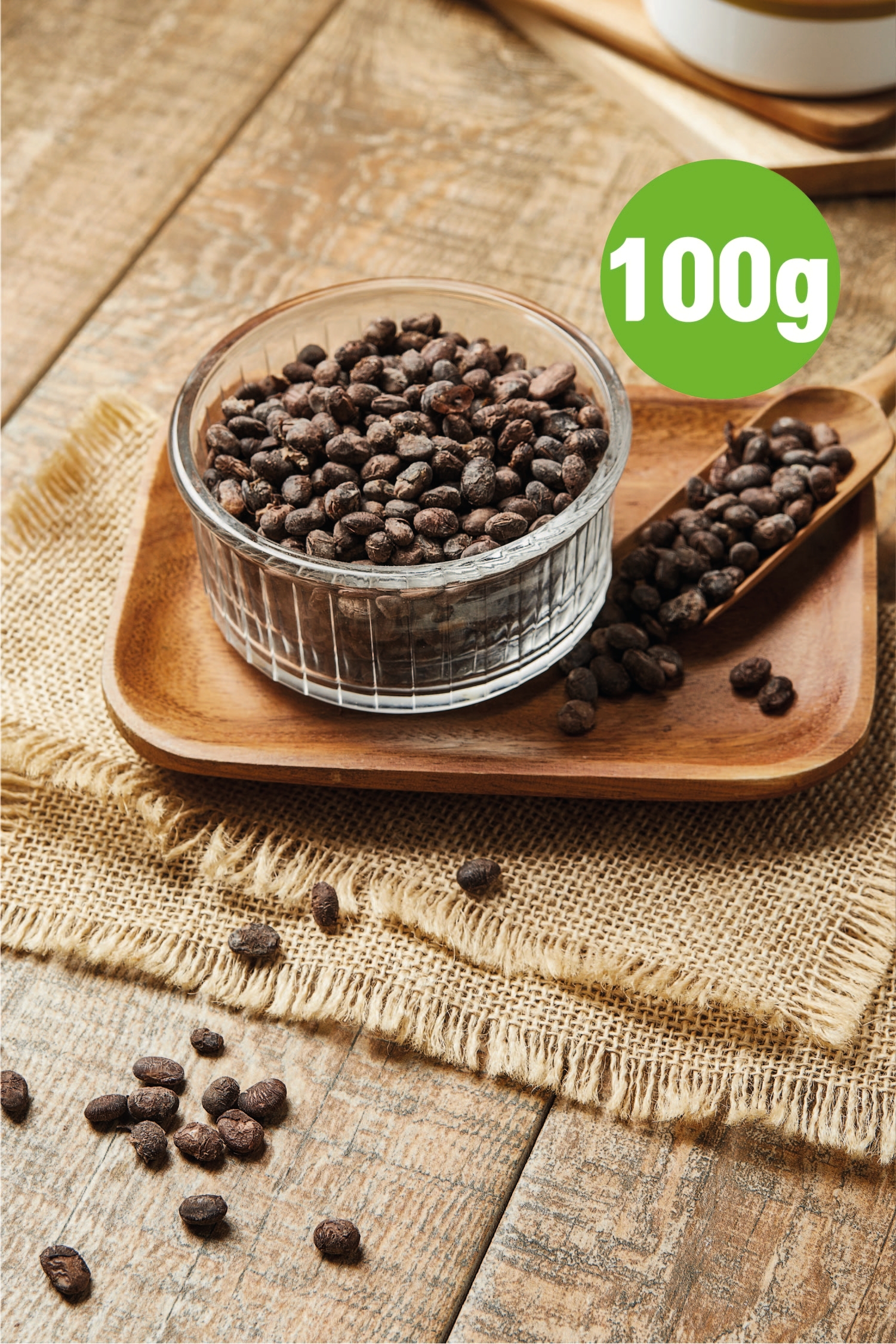 [청보마을] 동결건조 또콩 생청국장 알 / 쥐눈이콩(검은콩) / 100g : 청보마을