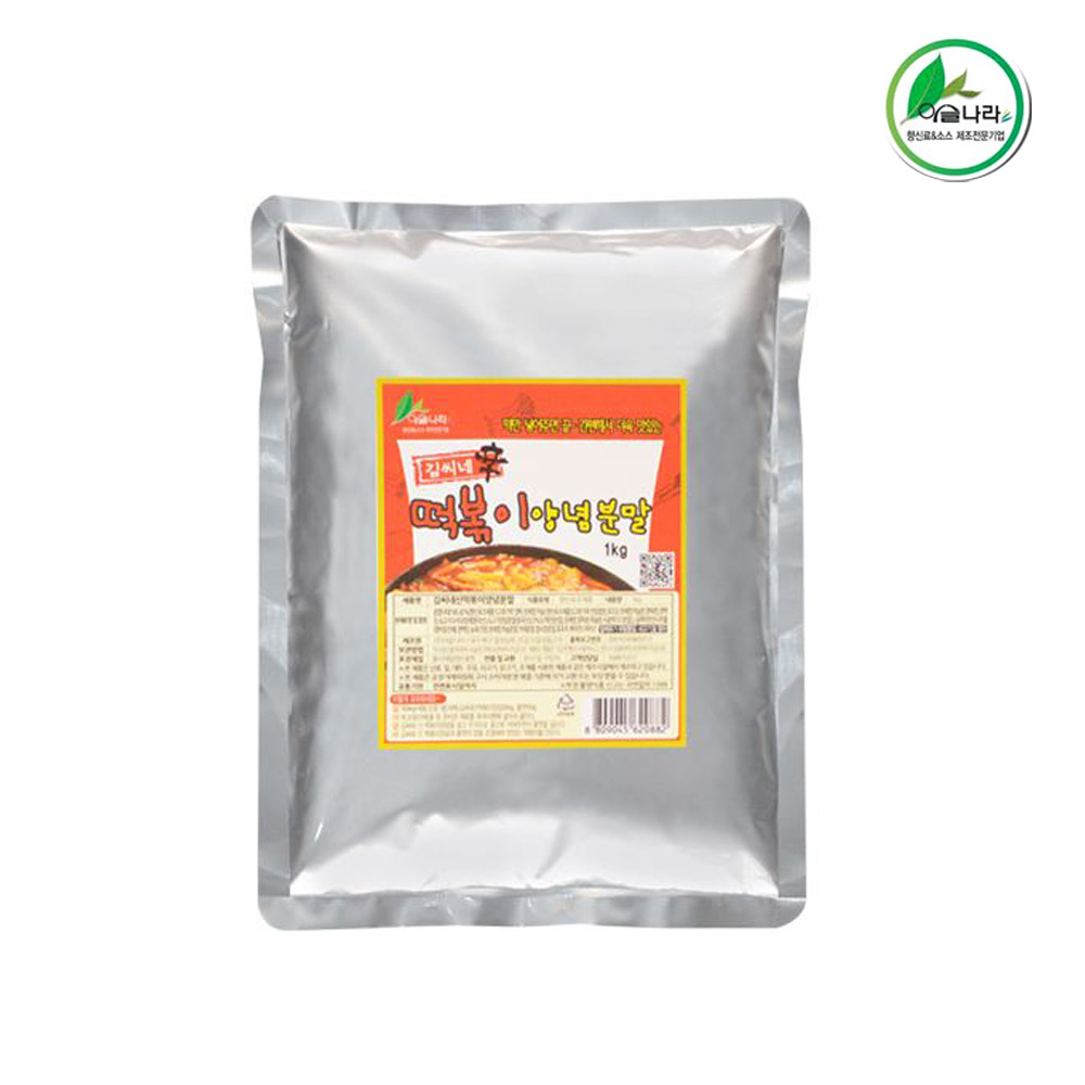 이슬나라 국물떡볶이 떡볶이소스/떡볶이 양념 분말 1kg : 티마트