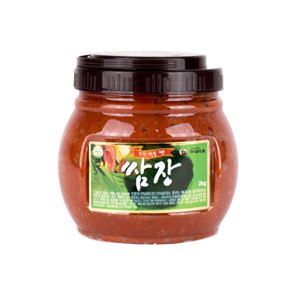 하회마을쌈장2kg (본사운영)양념듬뿍 안동 전통발효기법 맛있는고기쌈장 사계절 가정/캠핑용 : 농업회사법인하회주식회사