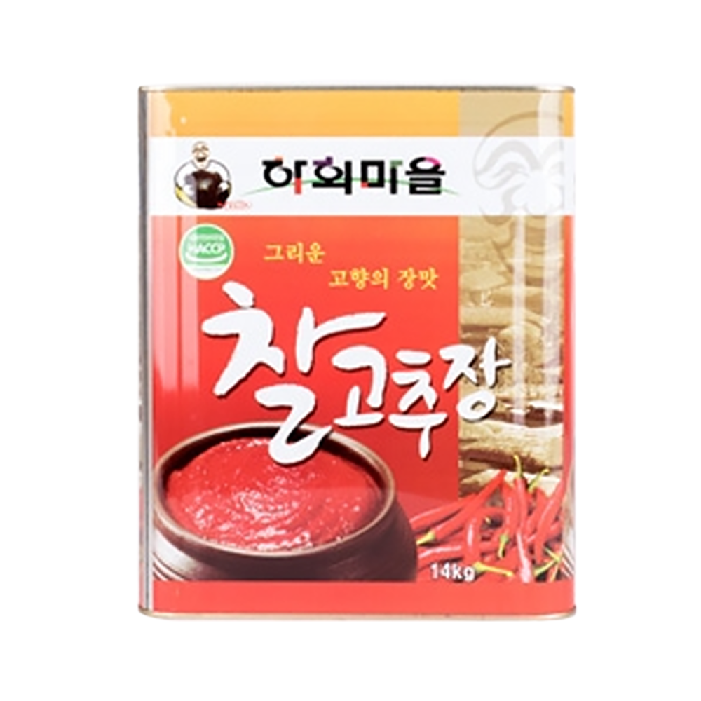 하회마을 찰고추장 14KG,17KG (본사운영) 자연발효기법 매운맛과 윤기가 있는 고추장 : 농업회사법인하회주식회사