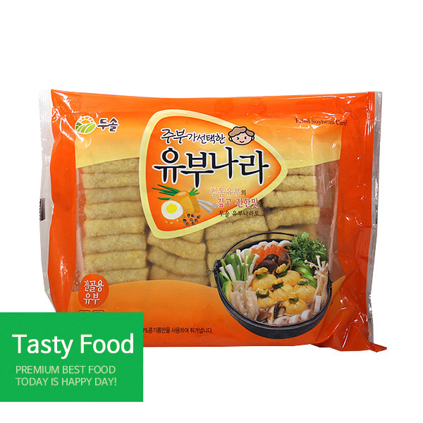 냉장두솔 식품 유부 나라 300g 전골용 유부X20개 식자재 : 타임몰킹