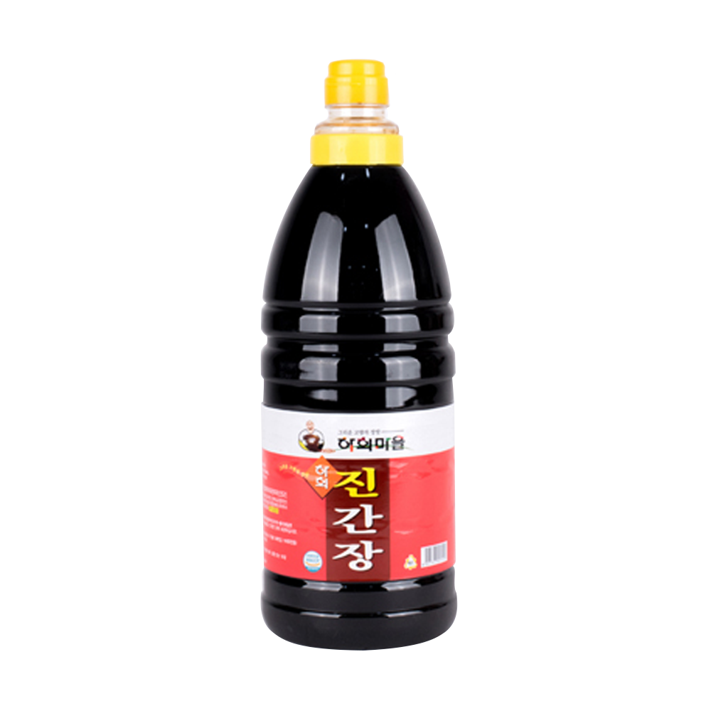 하회마을 진간장 1.8L (본사운영) 안동자연발효기법으로 감칠맛 순간장 업소용 가정용 : 농업회사법인하회주식회사
