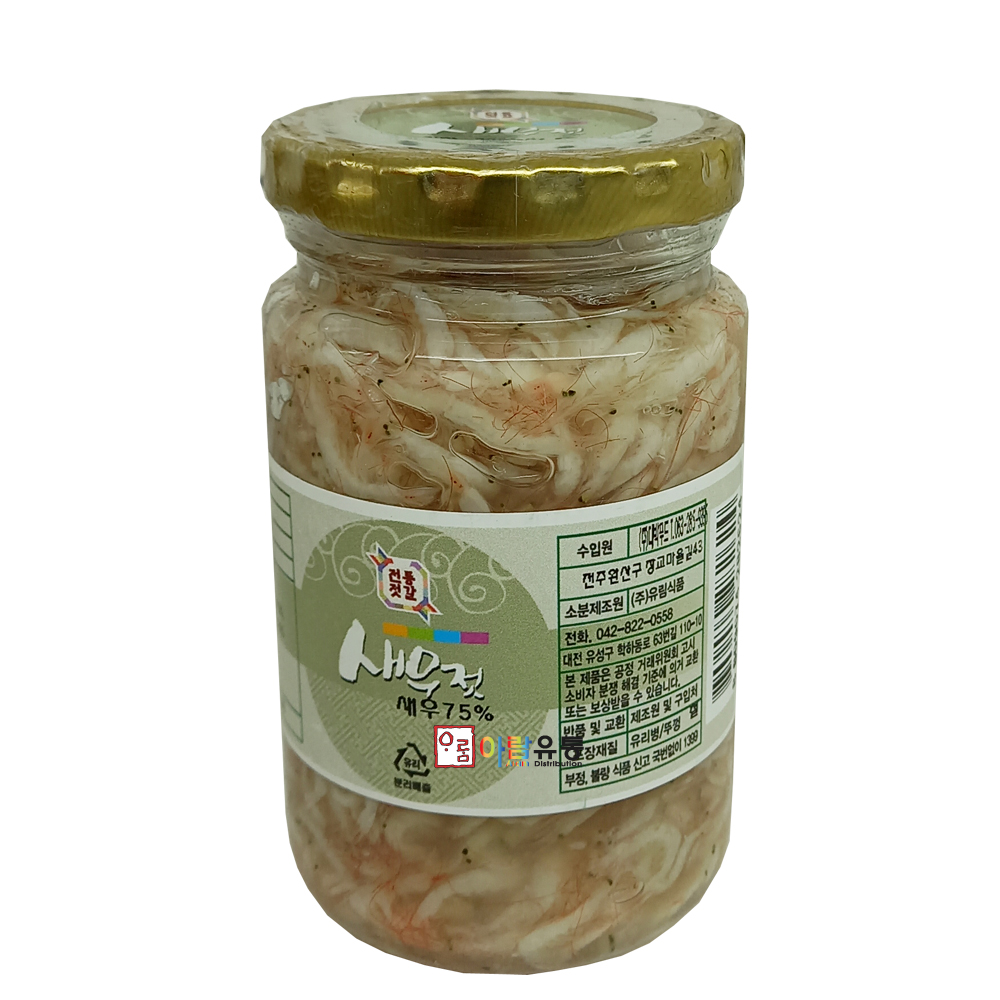 유림식품/새우젓(수입산.냉장) 250g : 아람유통