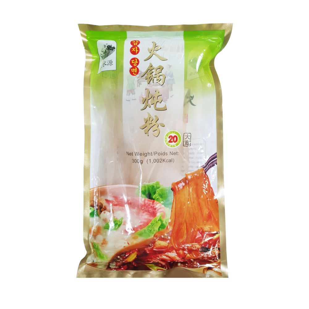 천수원 넓적 감자 당면 300g 납작 당면 마라탕 찜닭 중국식자재 집에서훠궈 : 판다하오