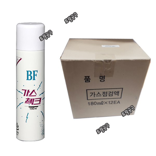 우원양행 가스체크 180ml 한박스12개 가스점검액 가스누출탐지제 : 토탈공구