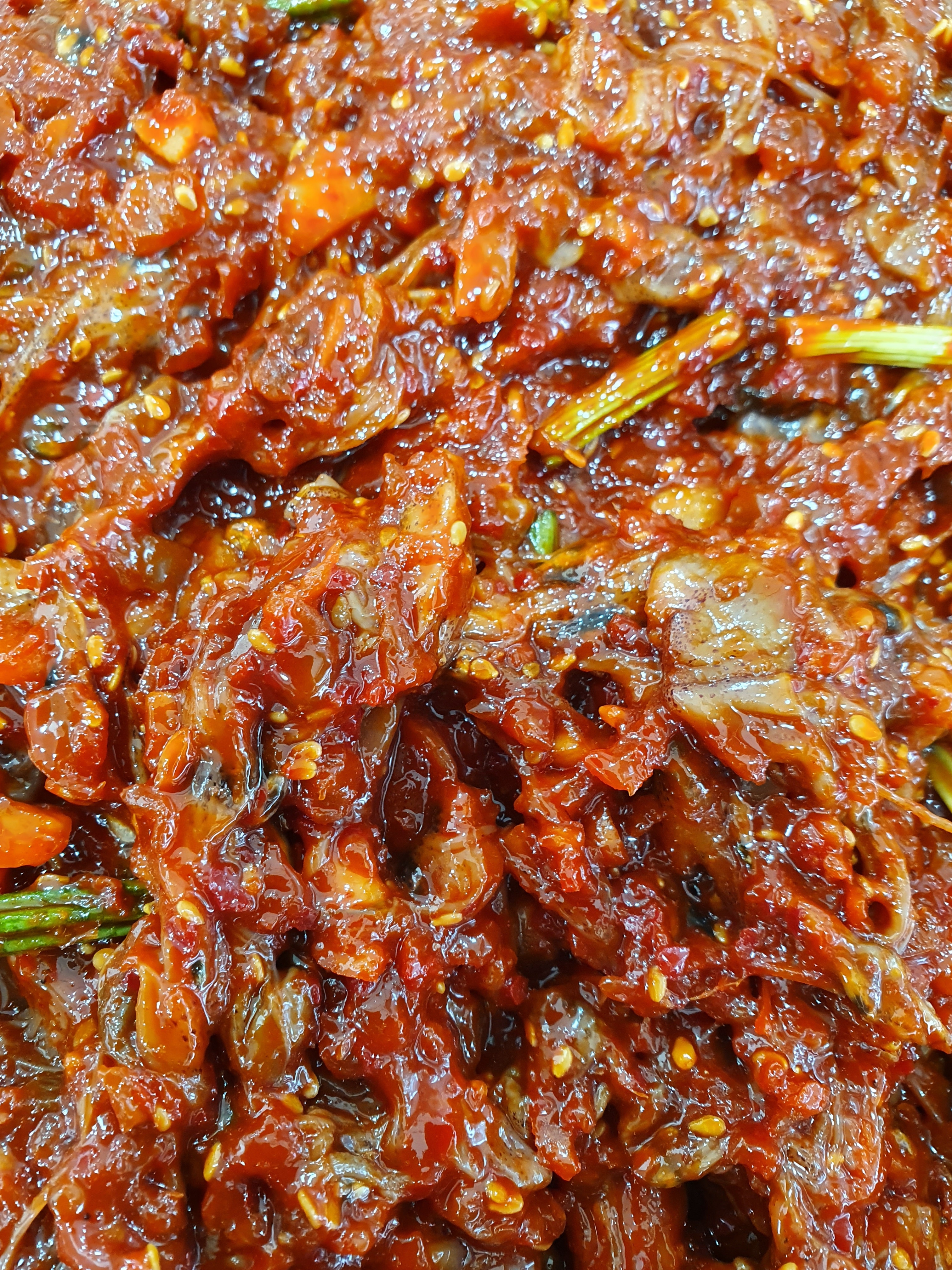 [광천평택새우젓상회]양념꼴뚜기젓 500g : 광천토굴새우젓 평택상회