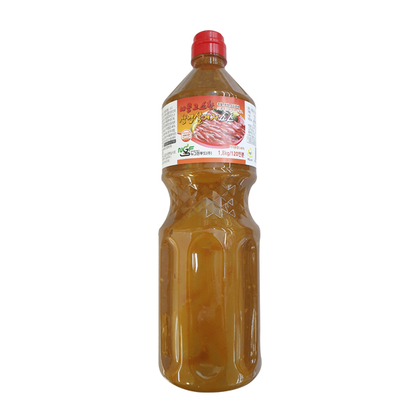 뉴그린푸드 매콤고소한 삼겹살겨자소스 1.8kg : 통큰식자재마트