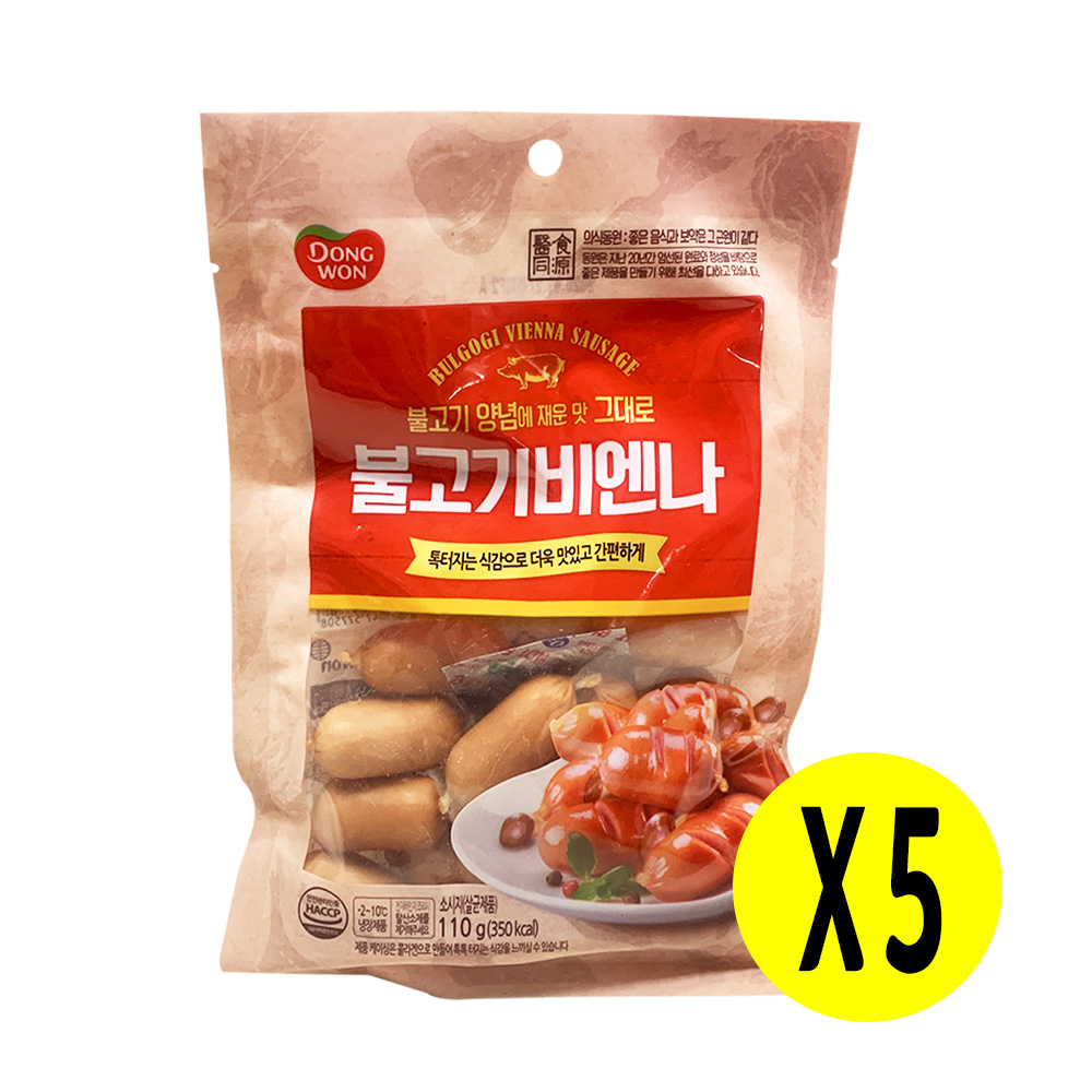 동원 불고기 비엔나 110g X5개 : 플랜 88