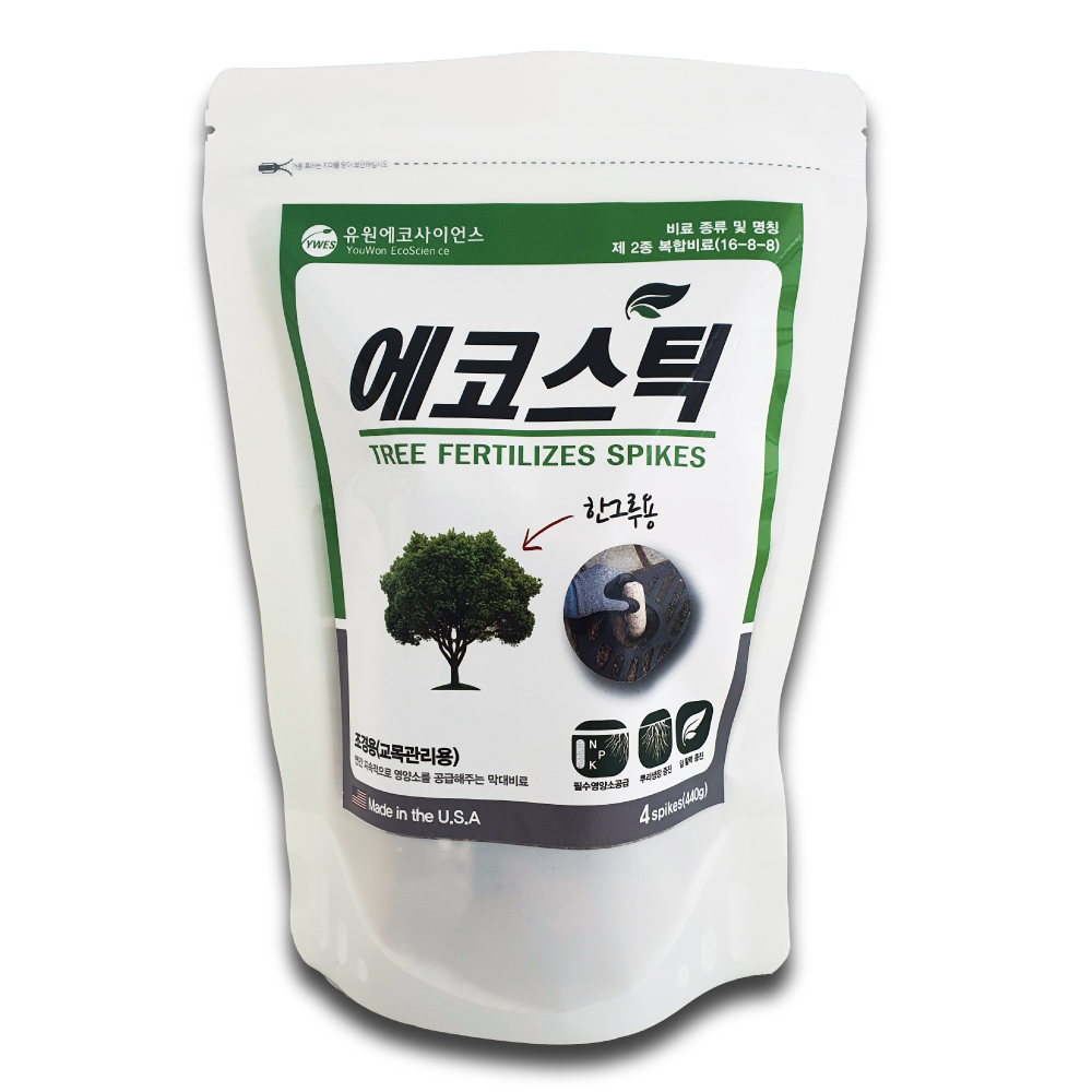 [찰스팜] 에코스틱 110g x 4개 / 소나무 식물 소나무 영양제 복합비료 : 찰스팜