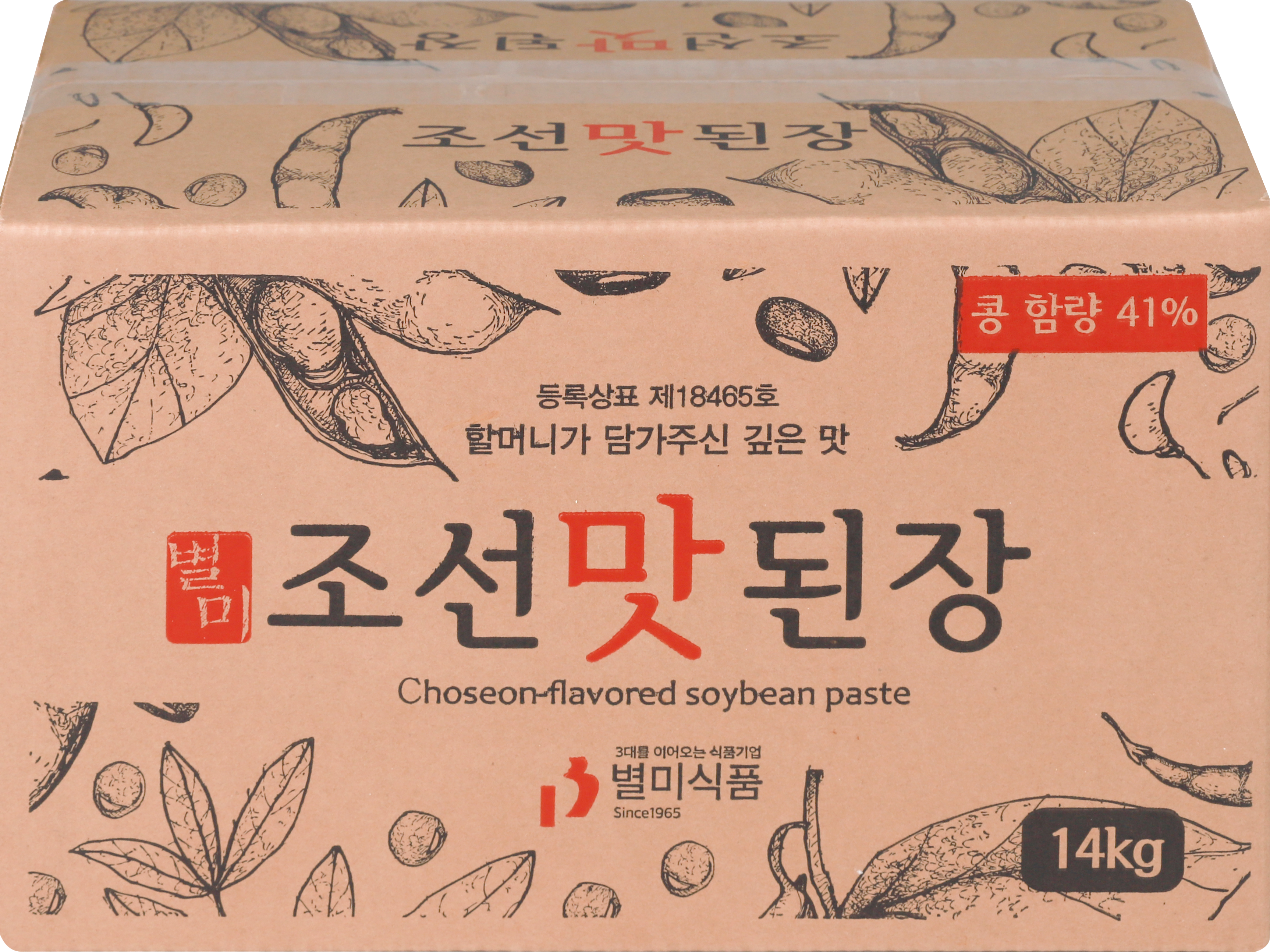 [60년전통] 조선맛된장 14kg 별미식품 맛집 식당 업소용 식자재 대용량 고깃집 된장 : 특별한맛