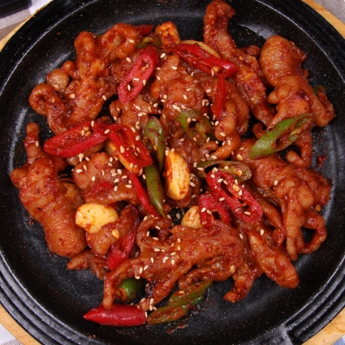 위가 화끈하게 매운맛 직화양념 불닭발 무뼈닭발 250g : 파란별 반건조생선